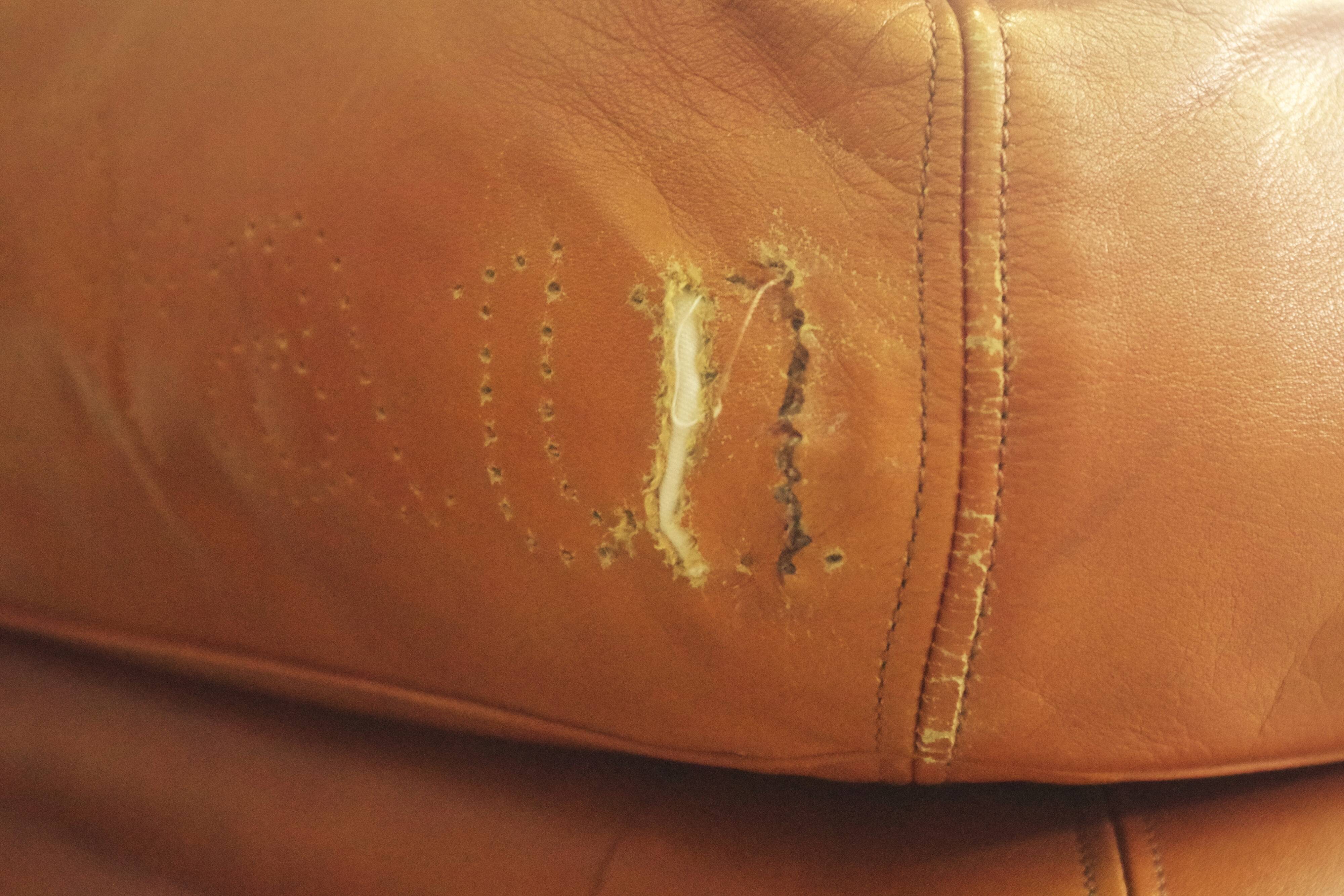 Frau sectional leather sofa from the 70s