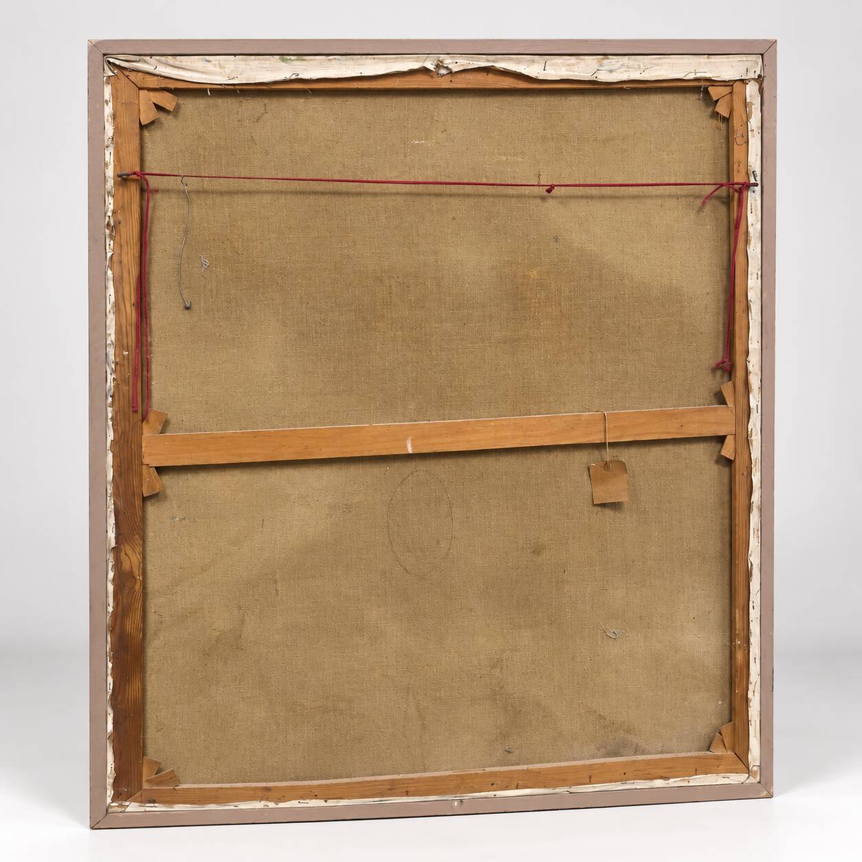 Albert Blitz – Grande huile sur toile, 1967 – 110 × 100 cm