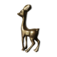 Brass fawn