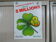 Original National Lottery poster Friday 13 trefle has 4 sheets 1985