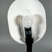 1960s 1970s Gooseneck Table Lamp Adjustable Space Age in Metal & Plastic