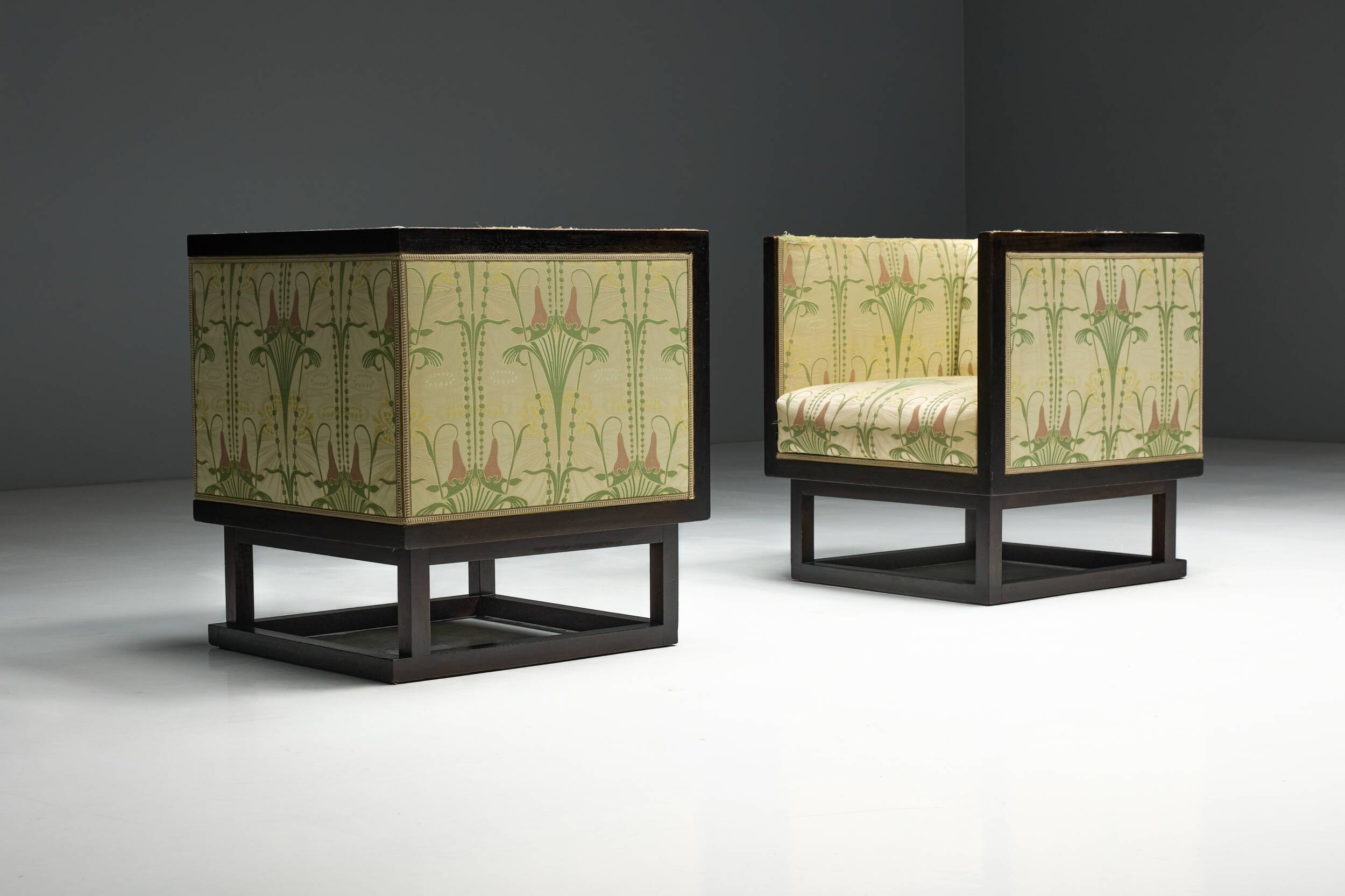 Cabinet Armchairs by Josef Hoffmann, Austria, 1903