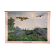Poster "Taupe and bat" educational rack Antique lithograph of 1910