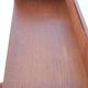 Tall mid-century teak secretary desk / Danish modern design / 1960s