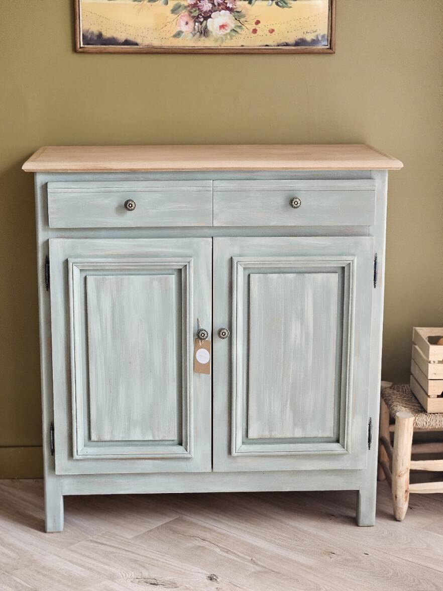 Renovated and distressed Parisian sideboard | Lucien