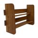 Vintage wooden standing bookcase from the 1950s