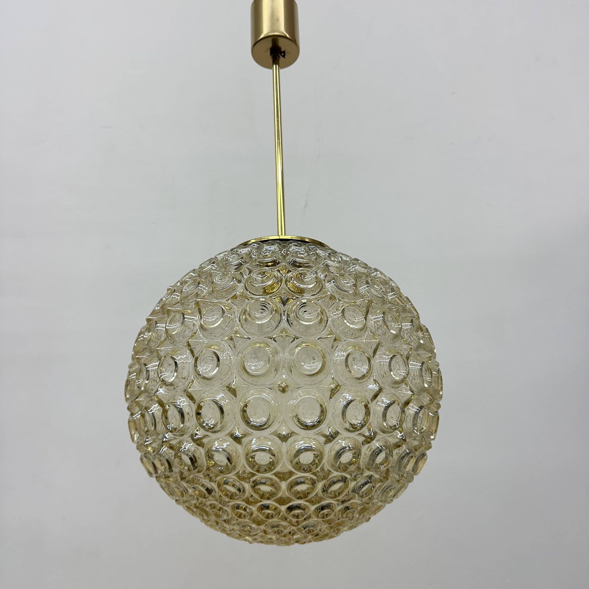 Limburg Glashütte bubble glass pendant light , 1970’s