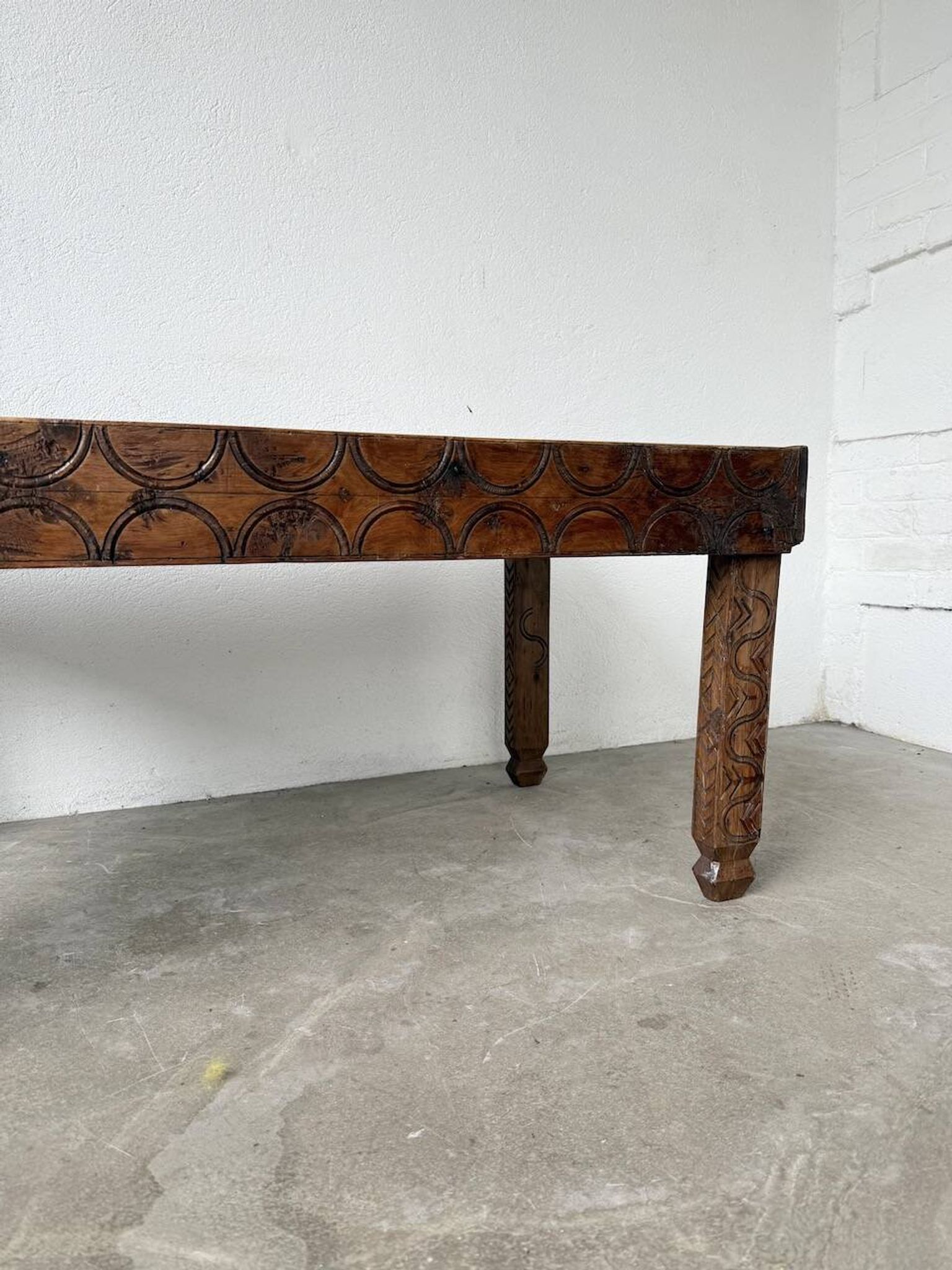 Savoyard folk art coffee table