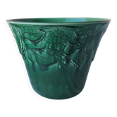 Cache-pot vert en céramique