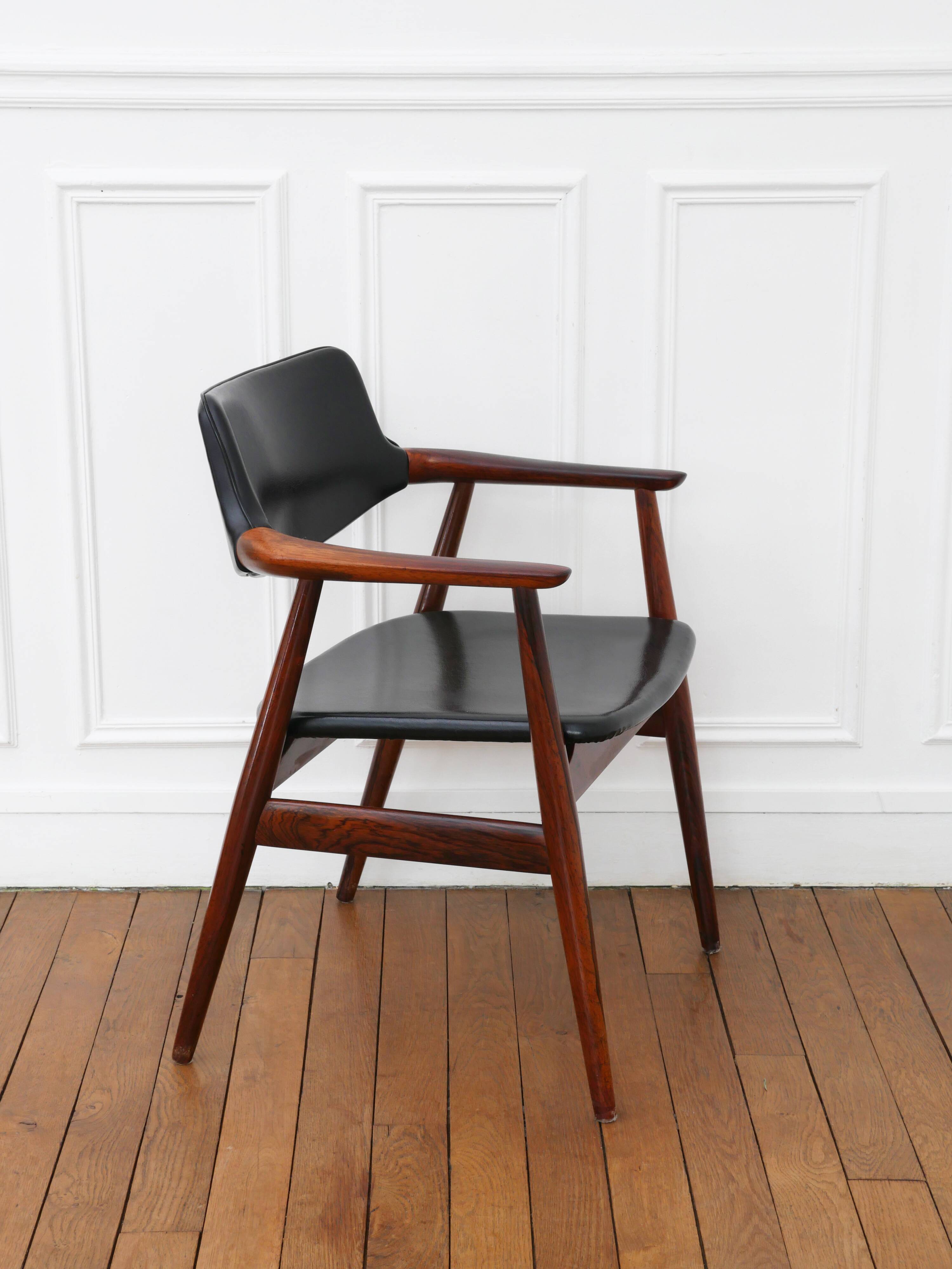 Armchair Svend Age Eriksen – Glostrup Møbelfabrik - Rosewood