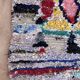 Tapis Berbère Boucherouite coloré - 81 x 190 cm