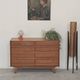 Commode U 453 bois par Jiri Jiroutek pour Interier Praha 1960