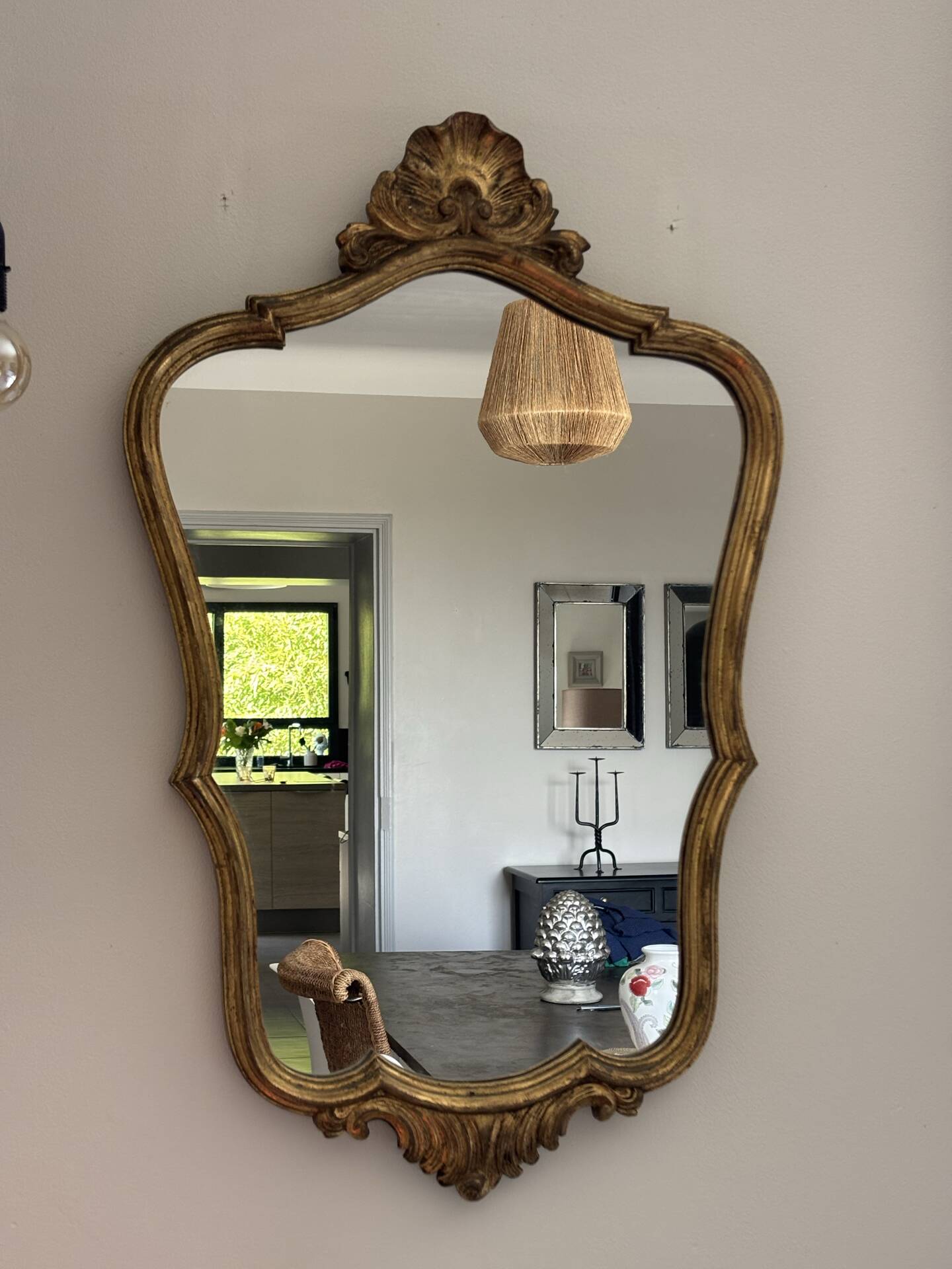 Louis XV style mirror