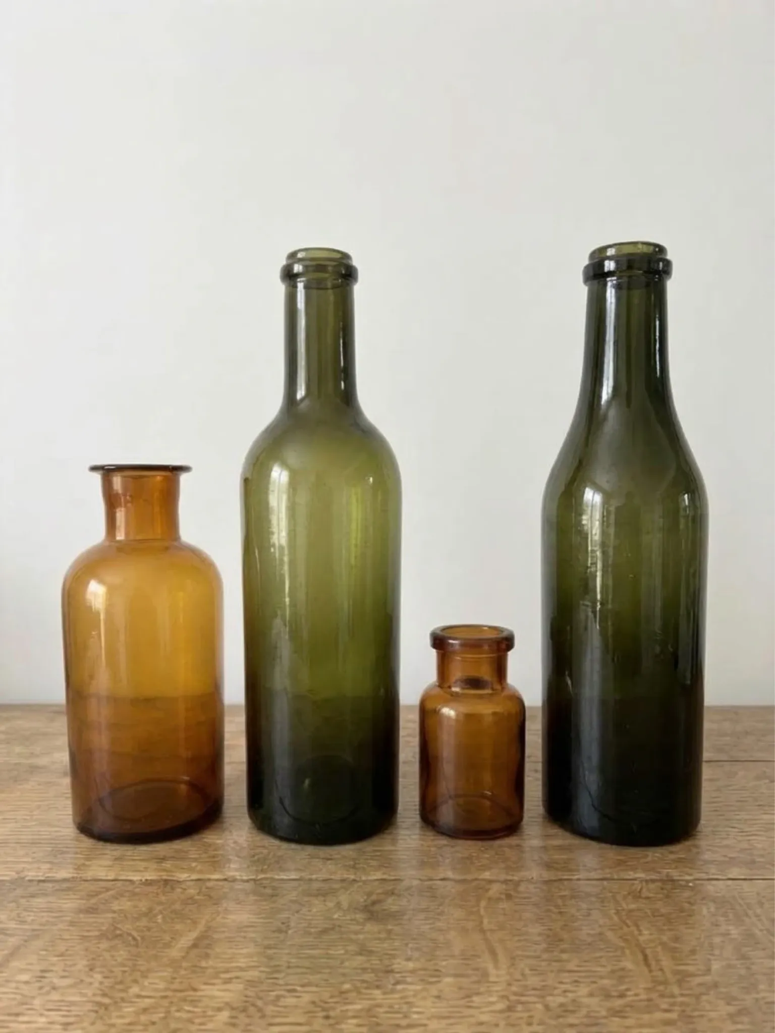 Glass vase bottle