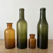 Glass vase bottle