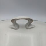 vegetable serving dish tureen earthenware English floral green decoration