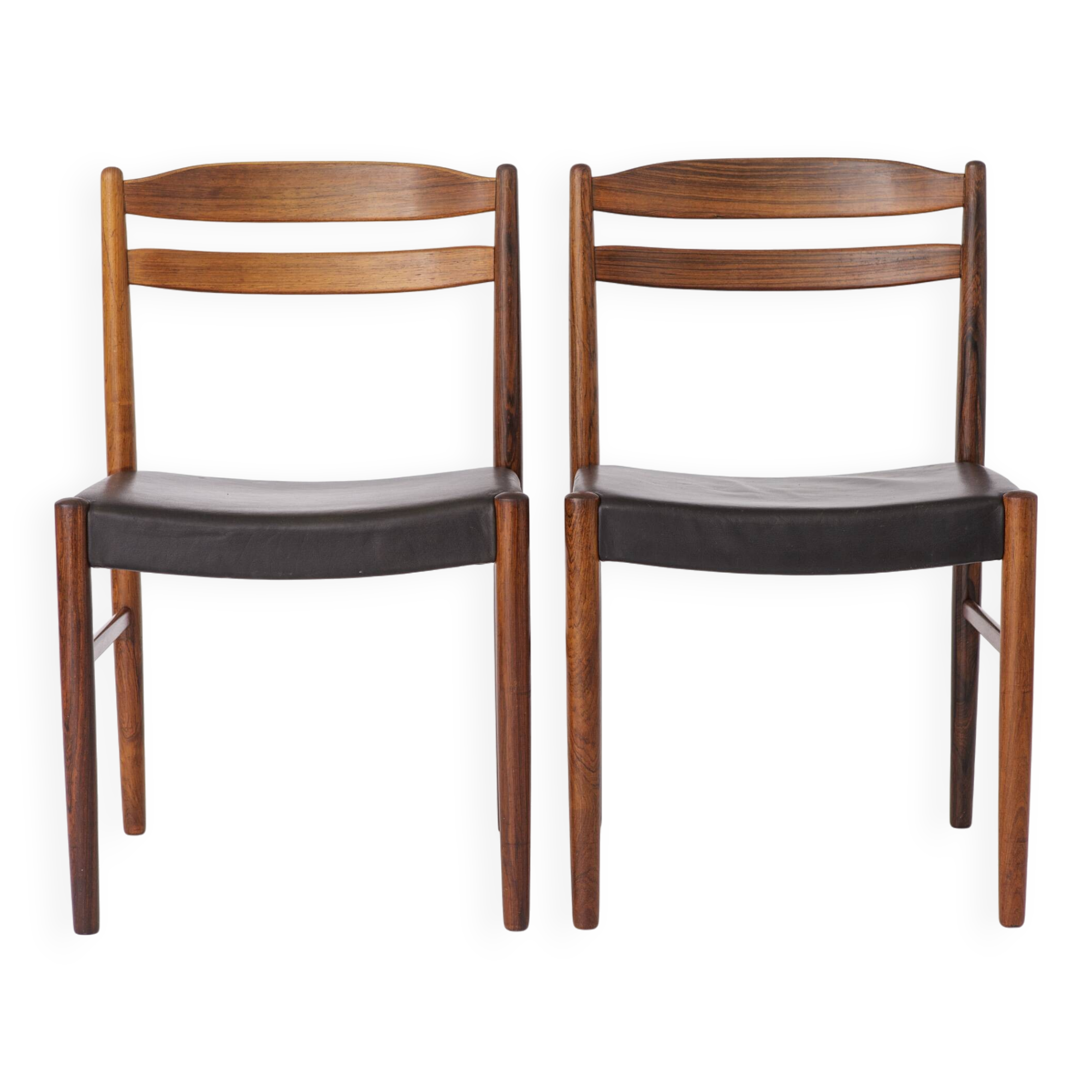 2 Vintage Dining Chairs 1960s, by Albert Johansson & Söner, Hyssna, Sweden