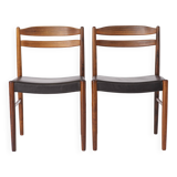 2 Vintage Dining Chairs 1960s, by Albert Johansson & Söner, Hyssna, Sweden