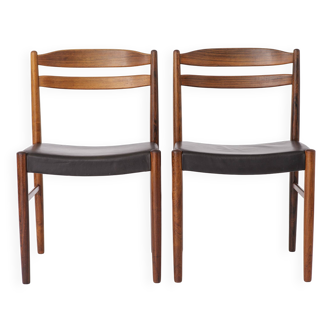 2 Vintage Dining Chairs 1960s, by Albert Johansson & Söner, Hyssna, Sweden