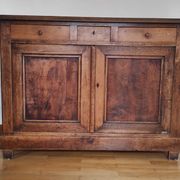 Parisian buffet 2 doors 3 drawers bahut rustic fir 19th century