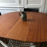 Vintage table with central extension