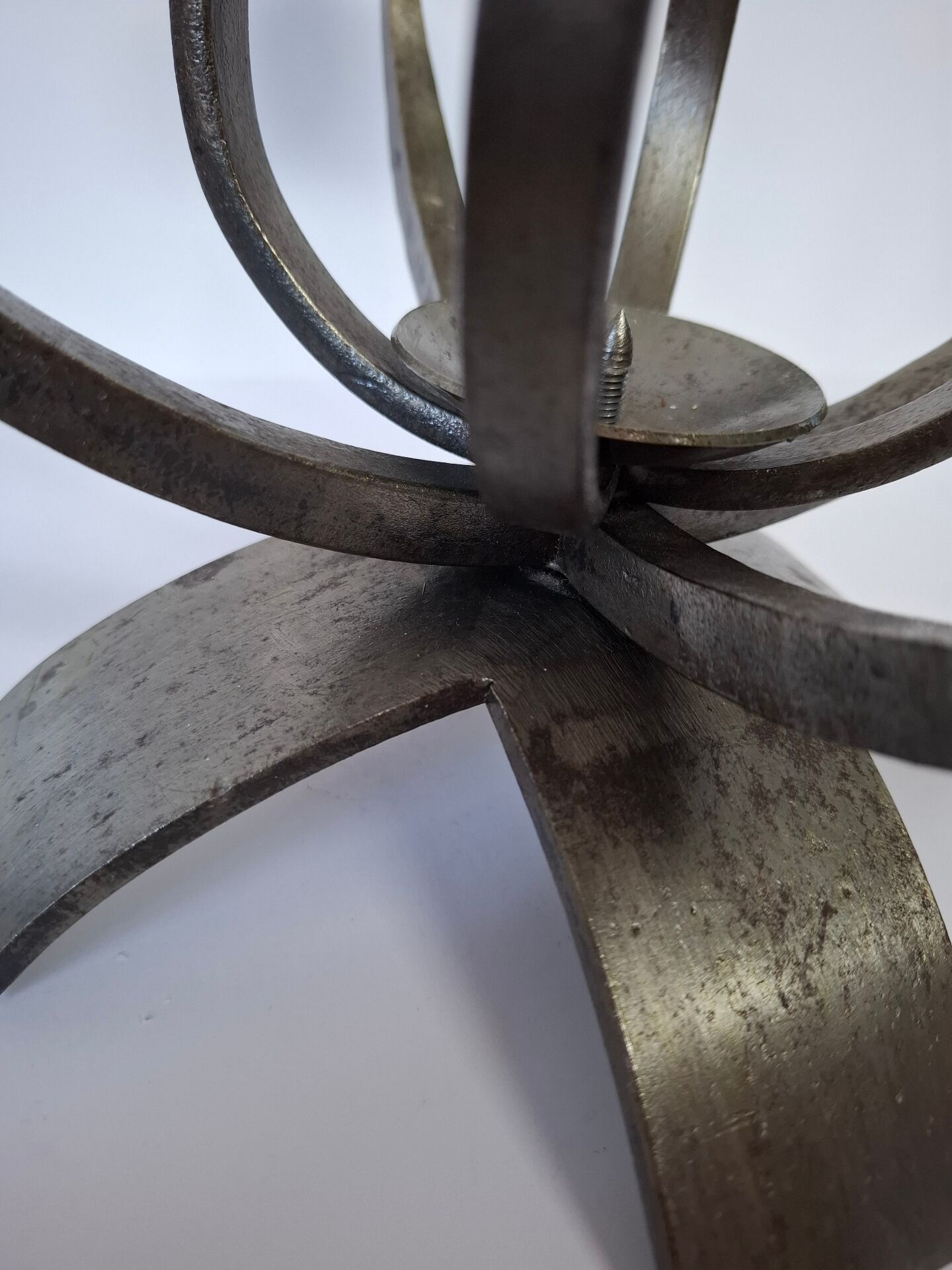 Vintage brutalist chandelier