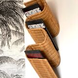 Rattan magazine holder 1970
