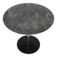 round Green Marble dining table 1980s Italy