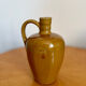 Vintage beige ceramic pitcher jug bottle