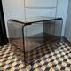 Hi-Fi furniture in smoked Plexiglas, Michel Dumas style.