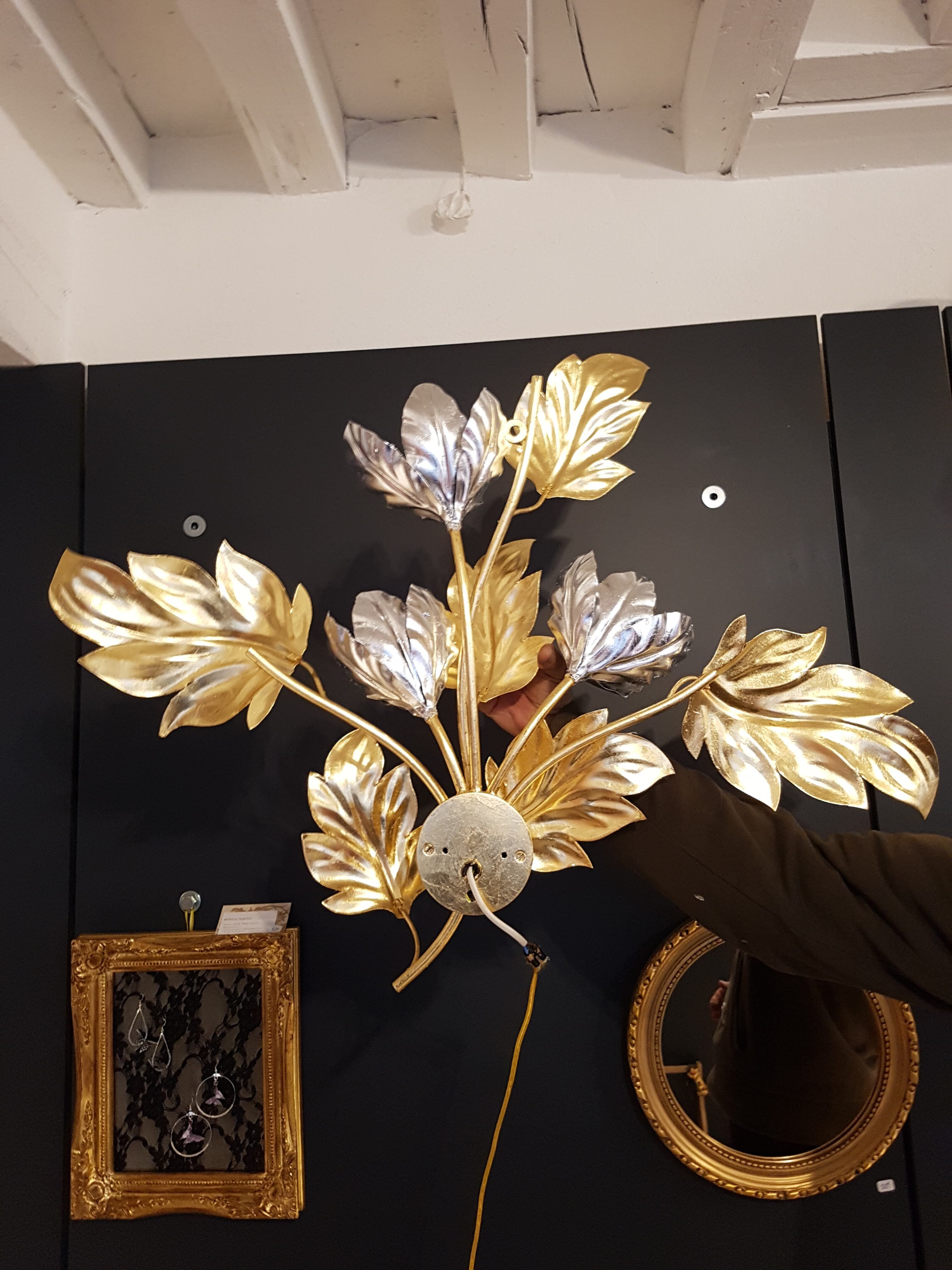 Wall light floral vintage