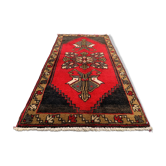 Small Vintage Turkish Rug 104x52 cm, Short Runner, Tribal, Shabby Chic