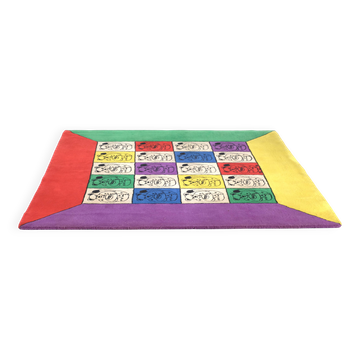 Grand tapis par Jean Charles de Castelbajac pour Ko & Co - 1970s