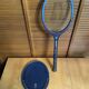 Vintage tennis racket courrier advance court ace 2 wood cover
