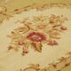 Handmade European Vintage Aubusson Kilim 260 cm x 360 cm