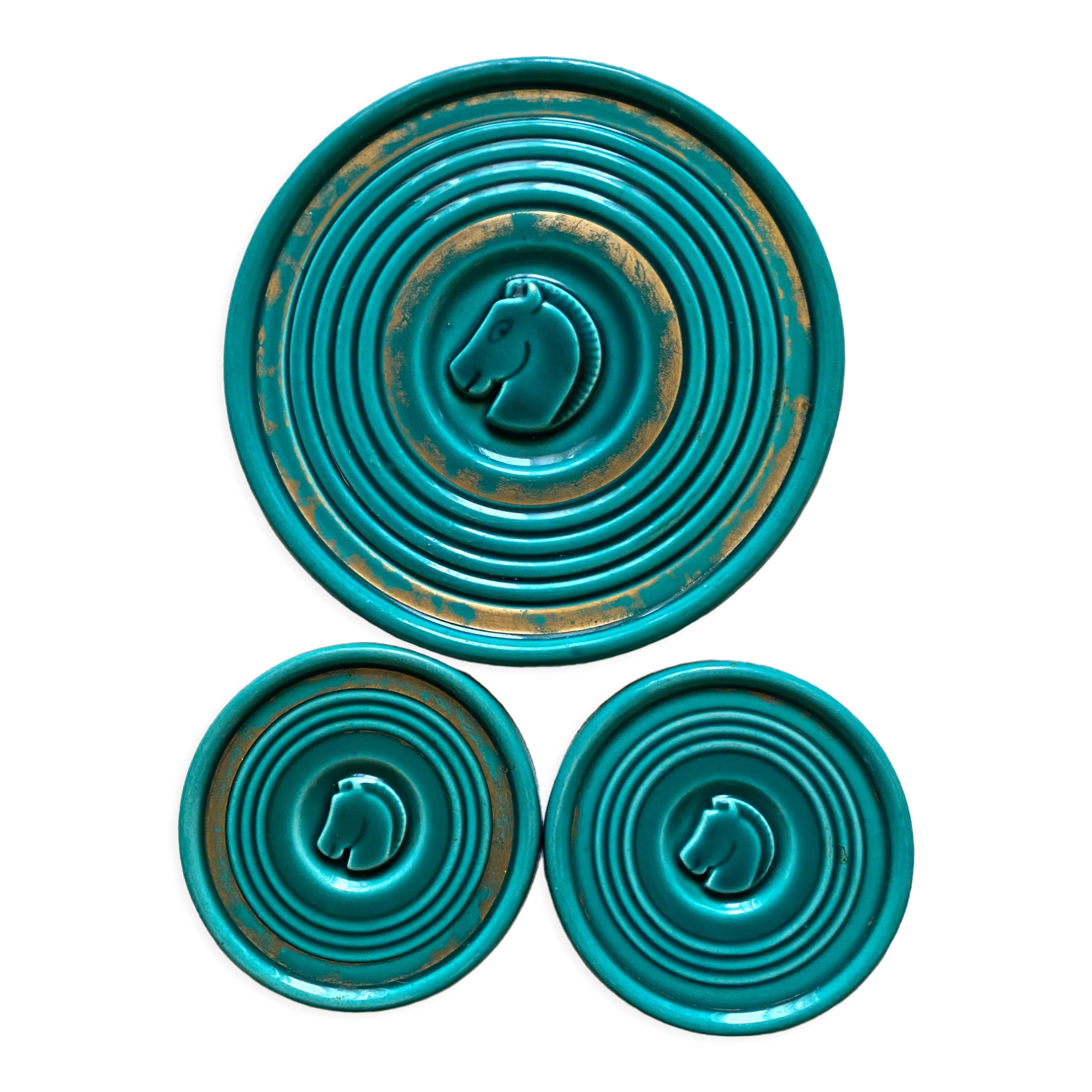 Ceramic trivets 50s