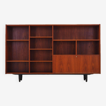 Teak bookcase, Danish design, 1970s, production: Denmark