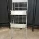 Vintage old shelf store wire basket industrial design 70s