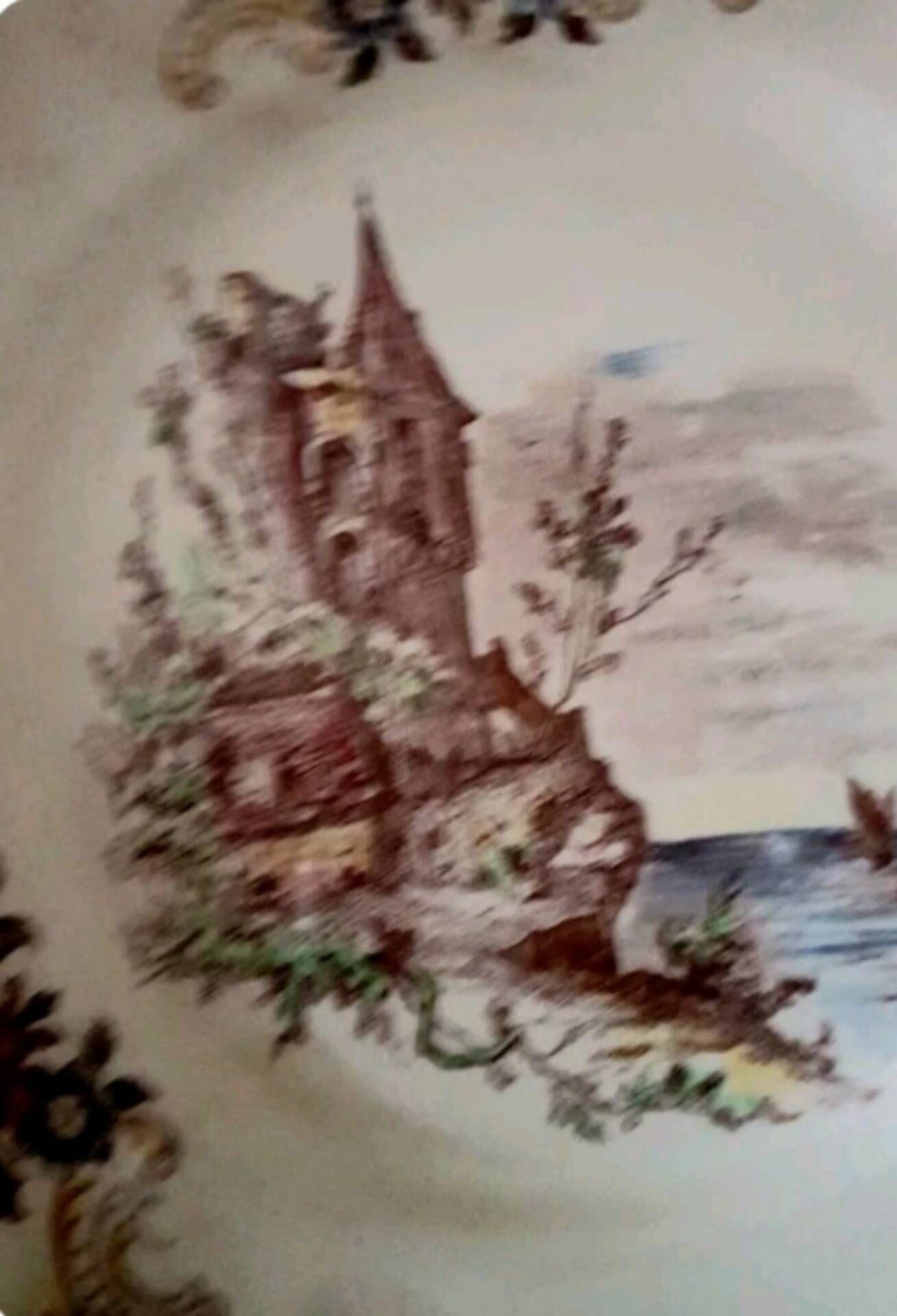 Set of 2 Sarreguemines Balmoral plates
