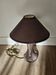 Pied de lampe champignon en verre de Murano