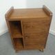 Art Deco walnut bedside table