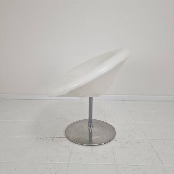 Chaise Artifort Little Globe par Pierre Paulin en cuir, années 1980