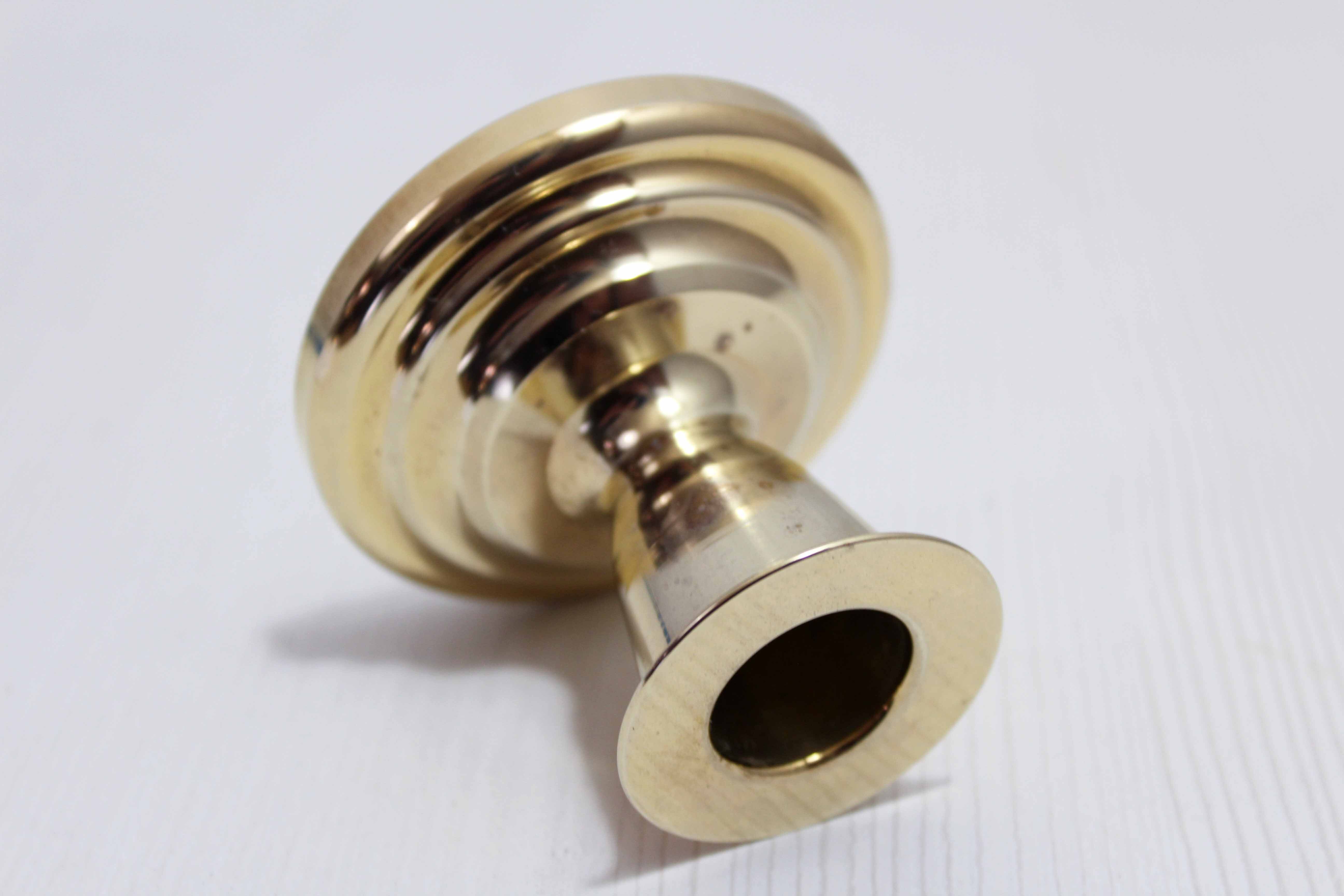 Solid brass candle holder 1950