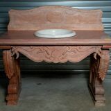 Louis XV style marble vanity unit