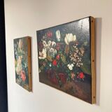 Floral Still Life Duo Canvas Prints