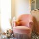 Fringed toad armchair