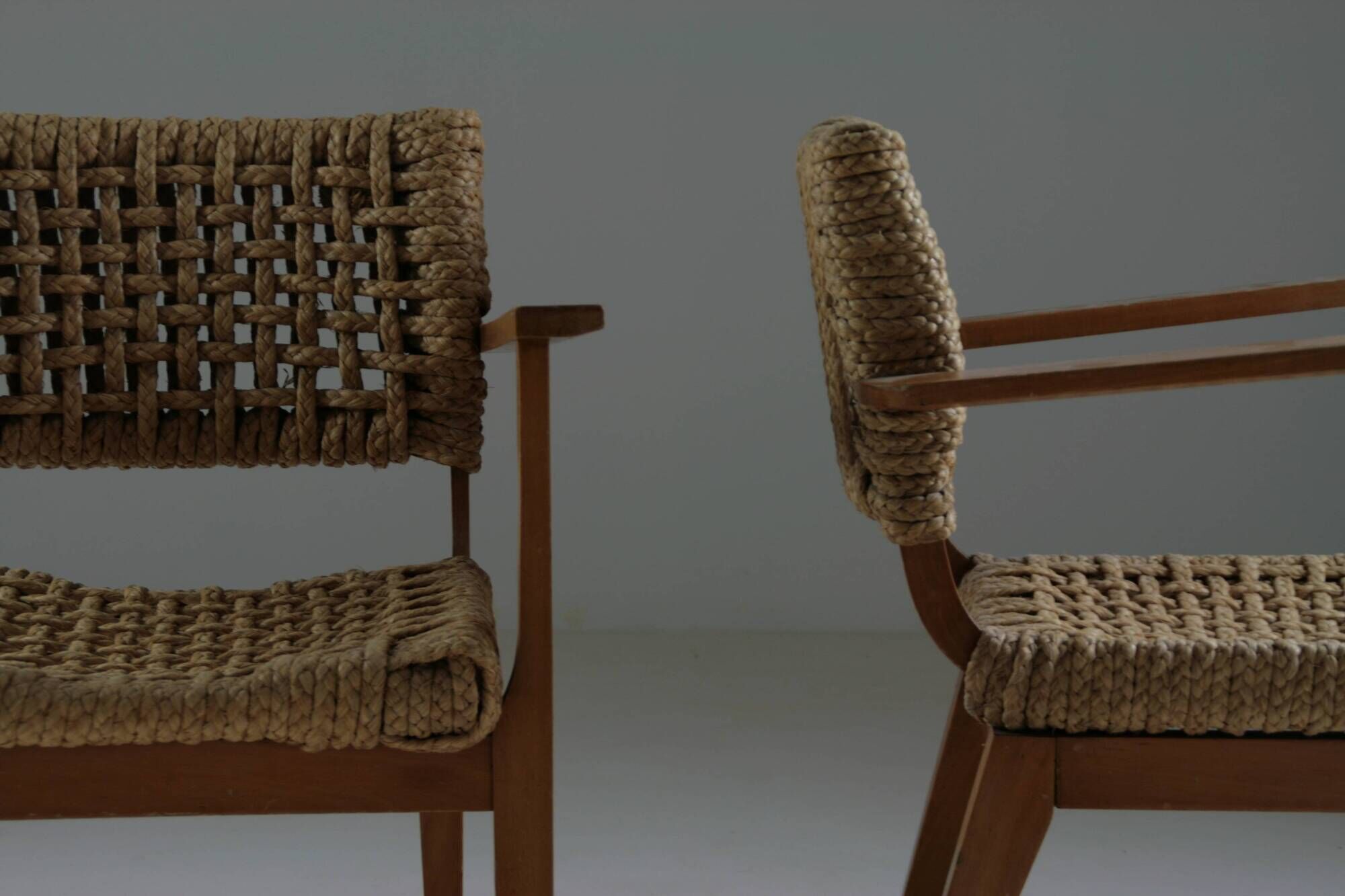 Pair of bridge armchairs Vibo, 1950s France
