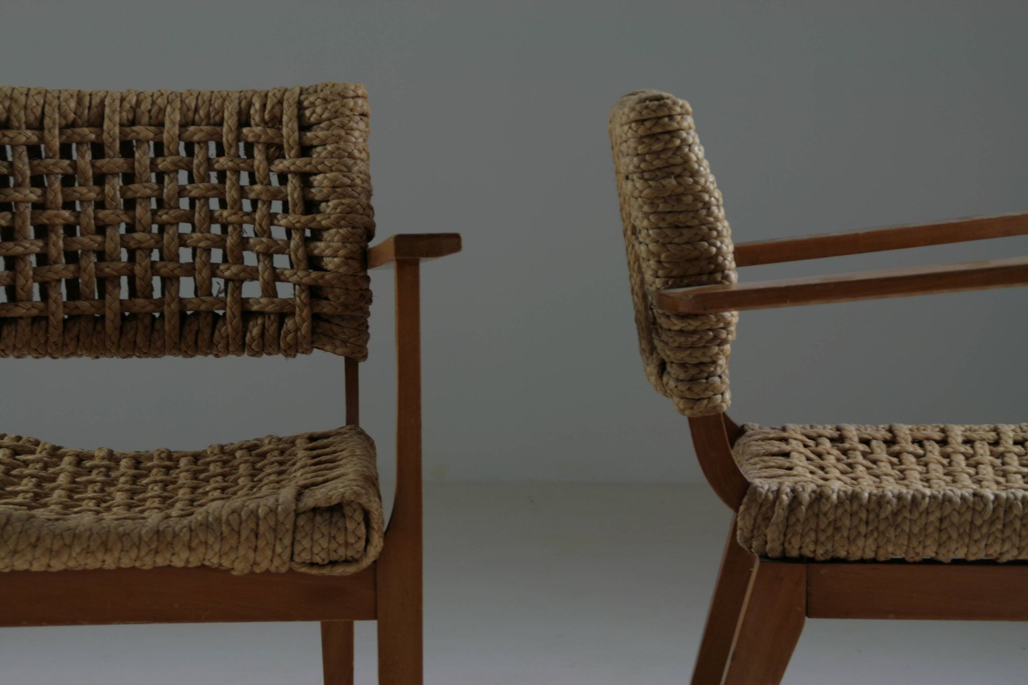 Pair of bridge armchairs Vibo, 1950s France