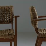 Pair of bridge armchairs Vibo, 1950s France