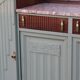 Renovated antique Art Deco sideboard – Lizard Green (Pure & Paint)